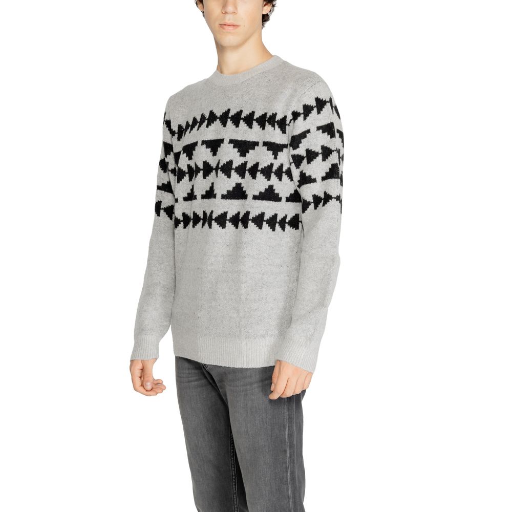 Maglione grigio acrilico Antony Morato