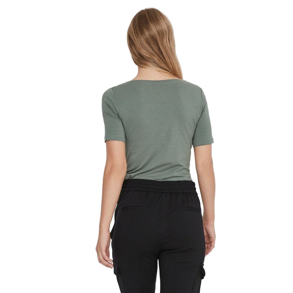 Vero Moda Green Viscose Tops & T-Shirts