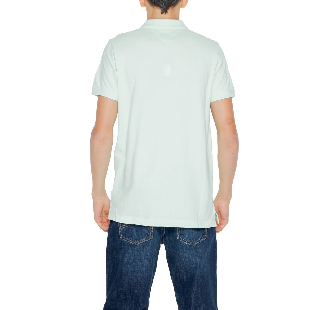 Tommy Hilfiger Jeans – Grünes Poloshirt aus Baumwolle