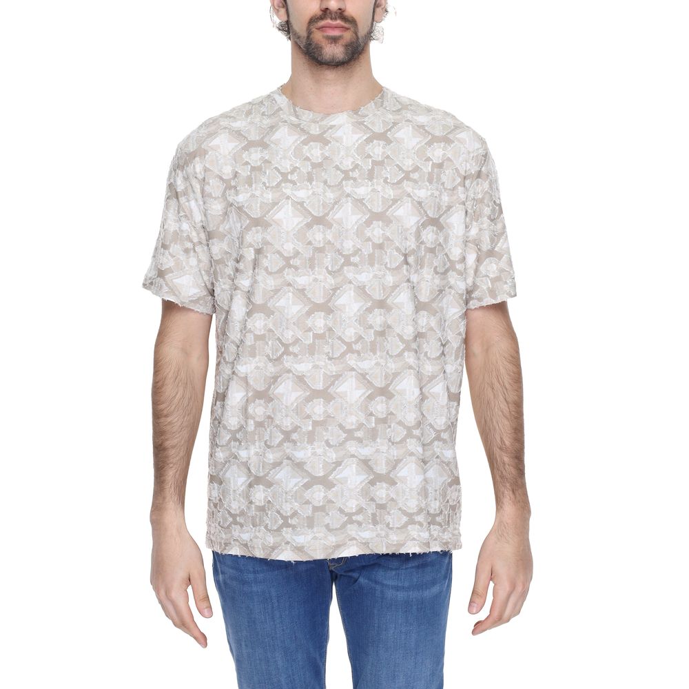 Maglietta beige in poliestere Antony Morato