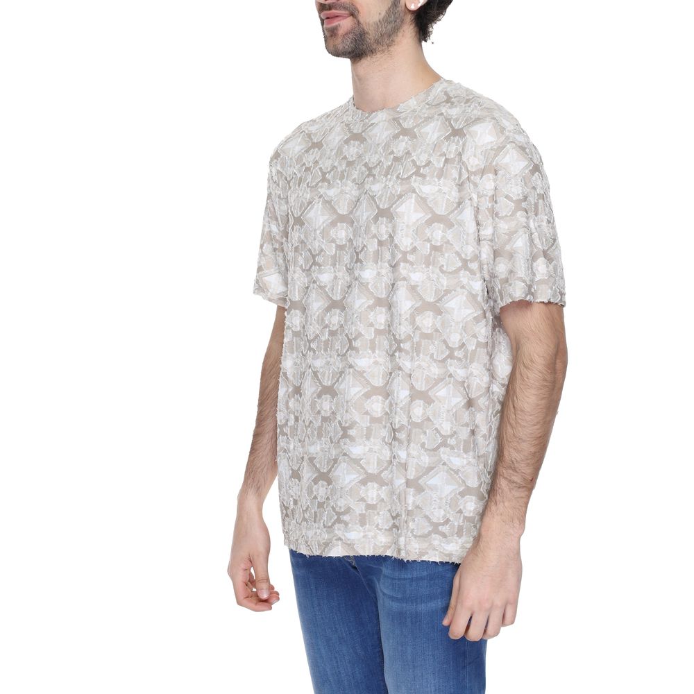 Maglietta beige in poliestere Antony Morato