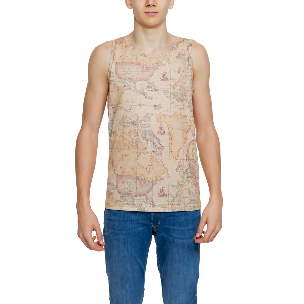 Alviero Martini First Class Beige Polyester T-Shirt