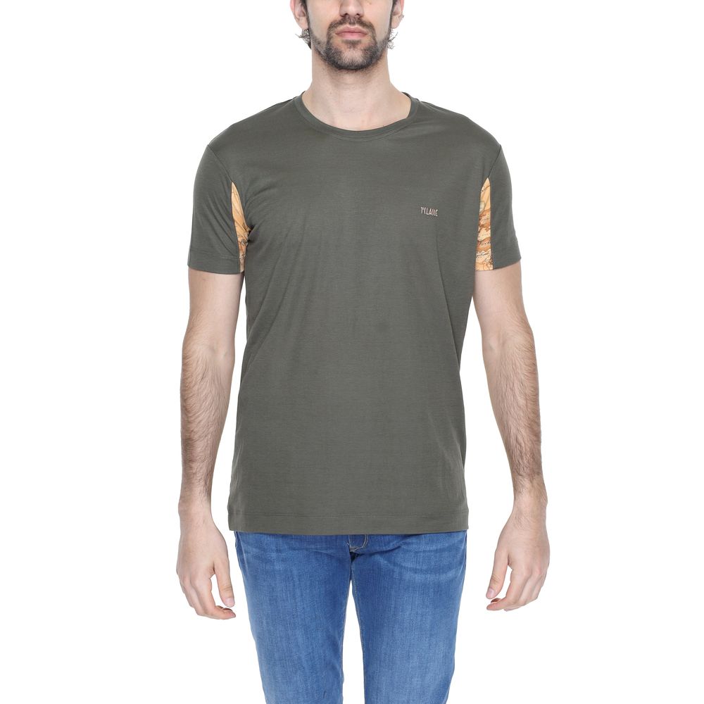 Alviero Martini First Class Grünes Viskose-T-Shirt