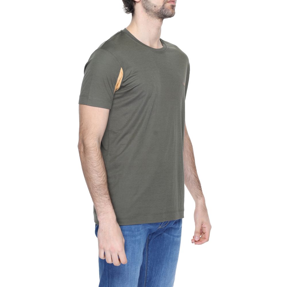 Alviero Martini First Class Grünes Viskose-T-Shirt