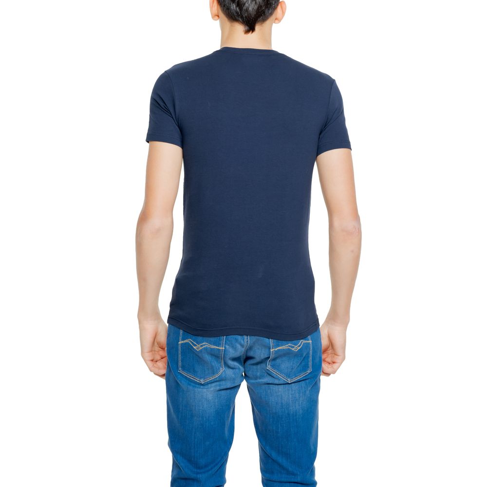 Emporio Armani Underwear – Blaues Baumwoll-T-Shirt