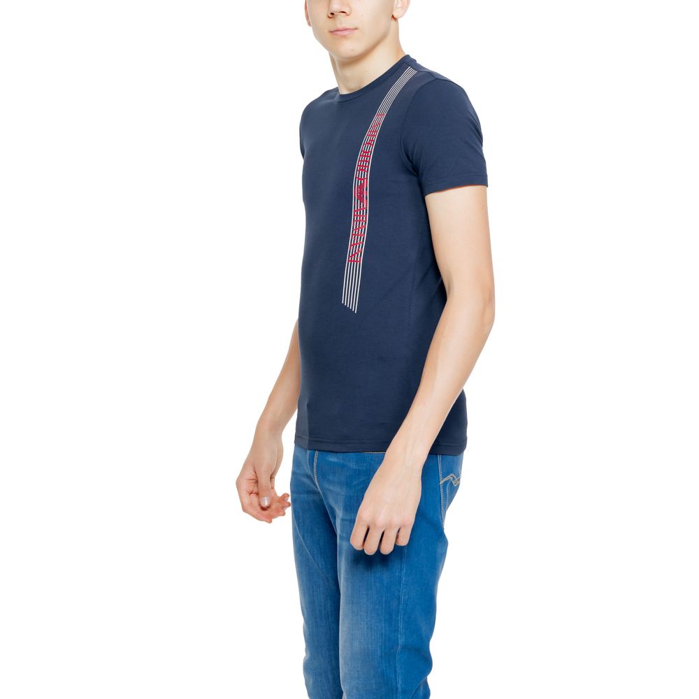 Emporio Armani Underwear – Blaues Baumwoll-T-Shirt