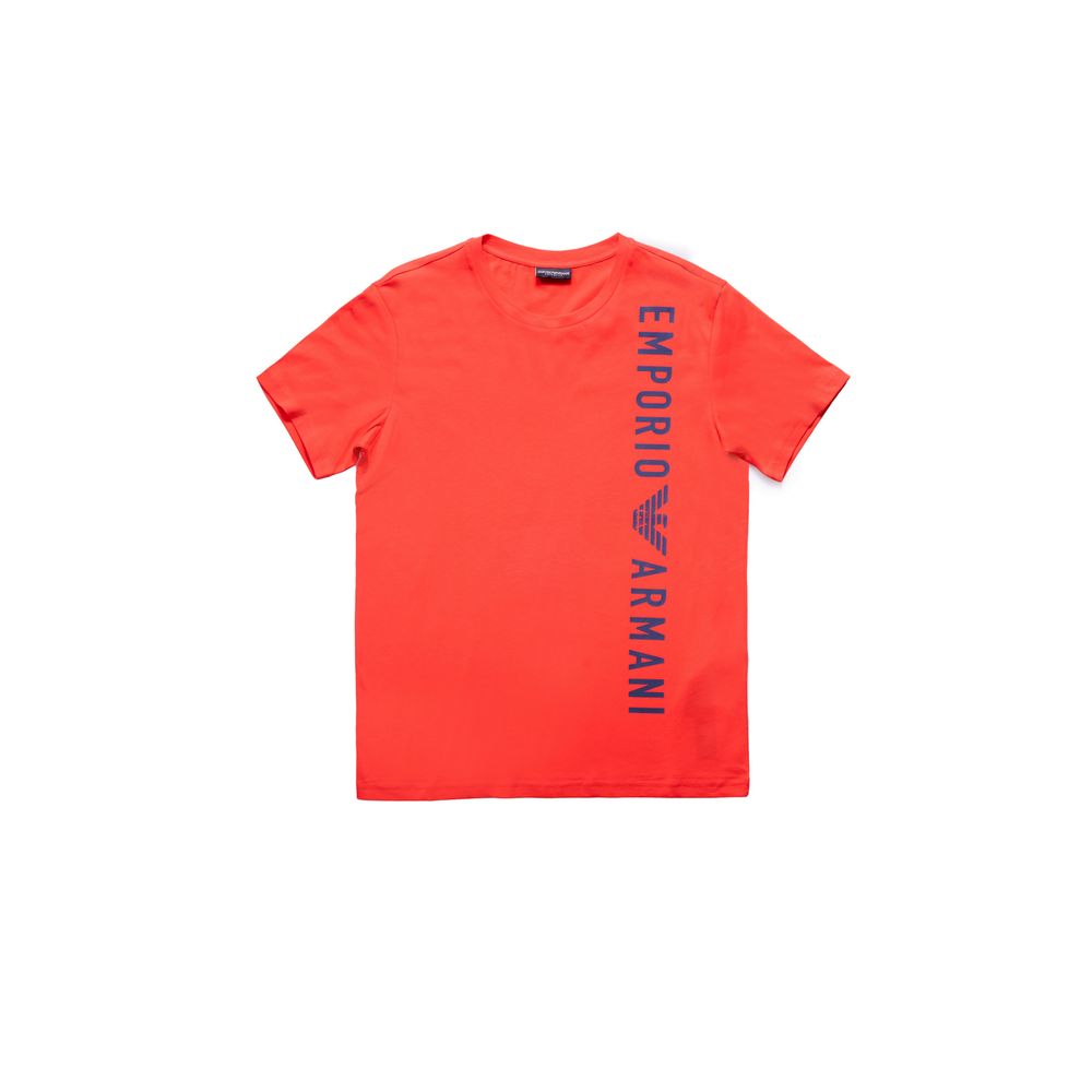 Emporio Armani Underwear – Rotes Baumwoll-T-Shirt