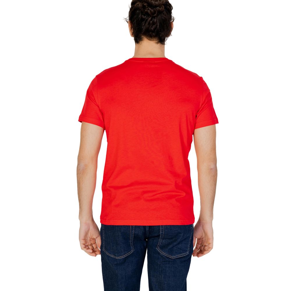 Emporio Armani Underwear – Rotes Baumwoll-T-Shirt