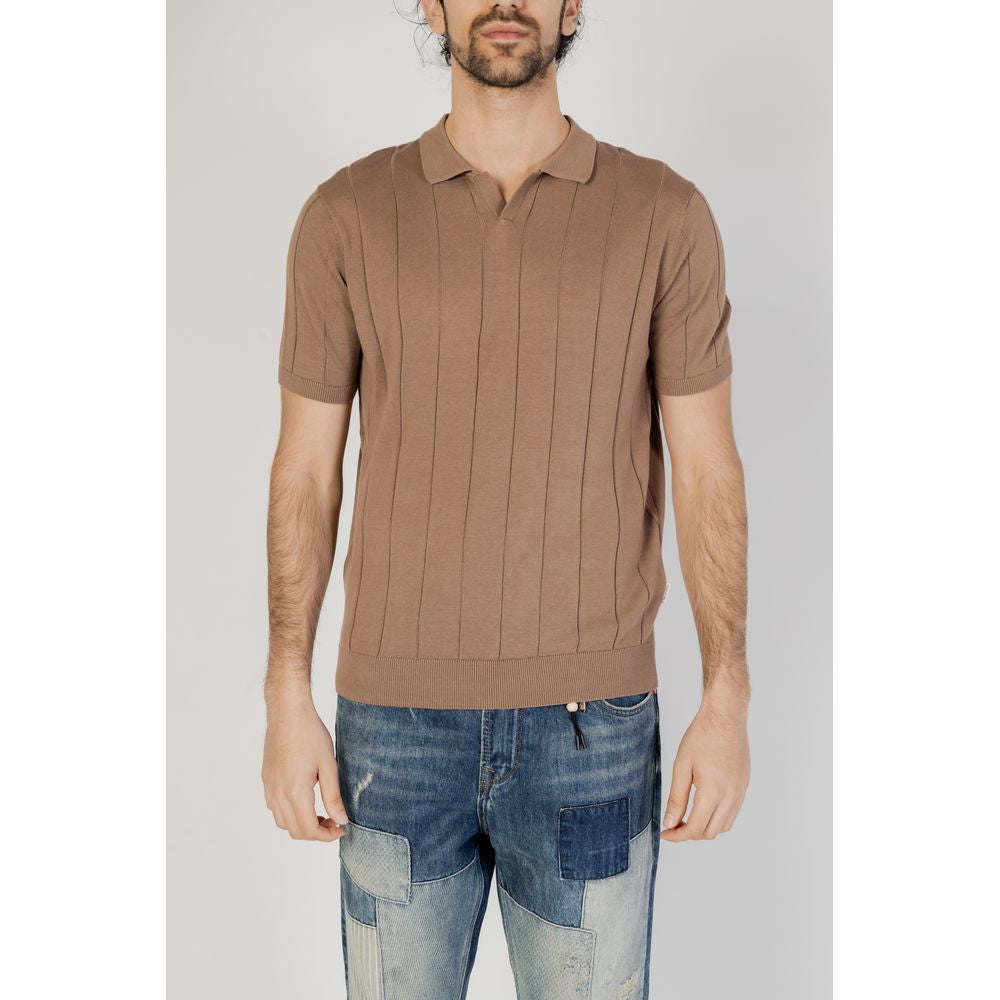 Graues Baumwoll-T-Shirt Hamaki-Ho