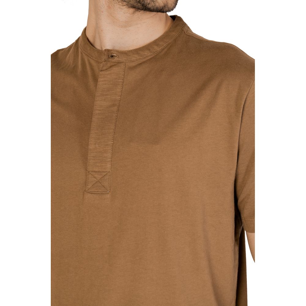 Graues Baumwoll-T-Shirt Hamaki-Ho