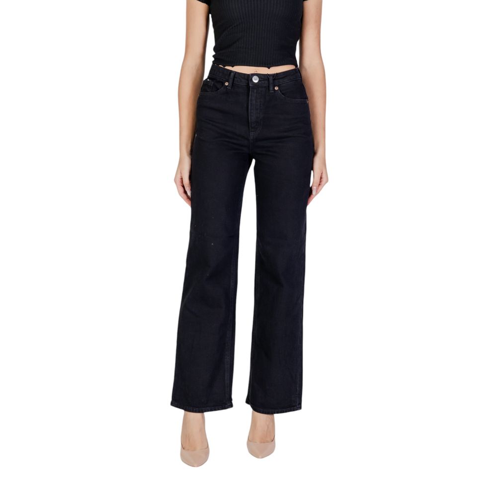 Vero Moda – Schwarze Jeans und Hose aus Baumwolle