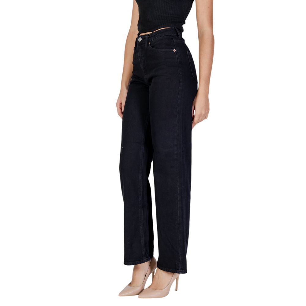 Vero Moda – Schwarze Jeans und Hose aus Baumwolle