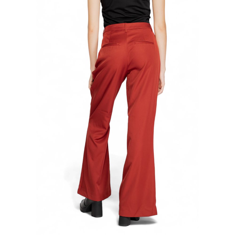Vero Moda – Rote Jeans und Hose aus Polyester