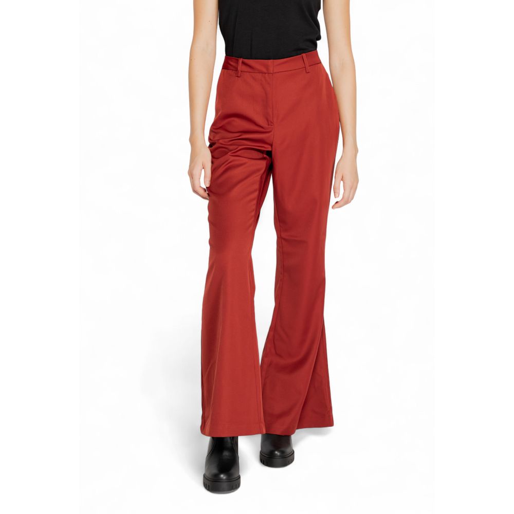 Vero Moda – Rote Jeans und Hose aus Polyester