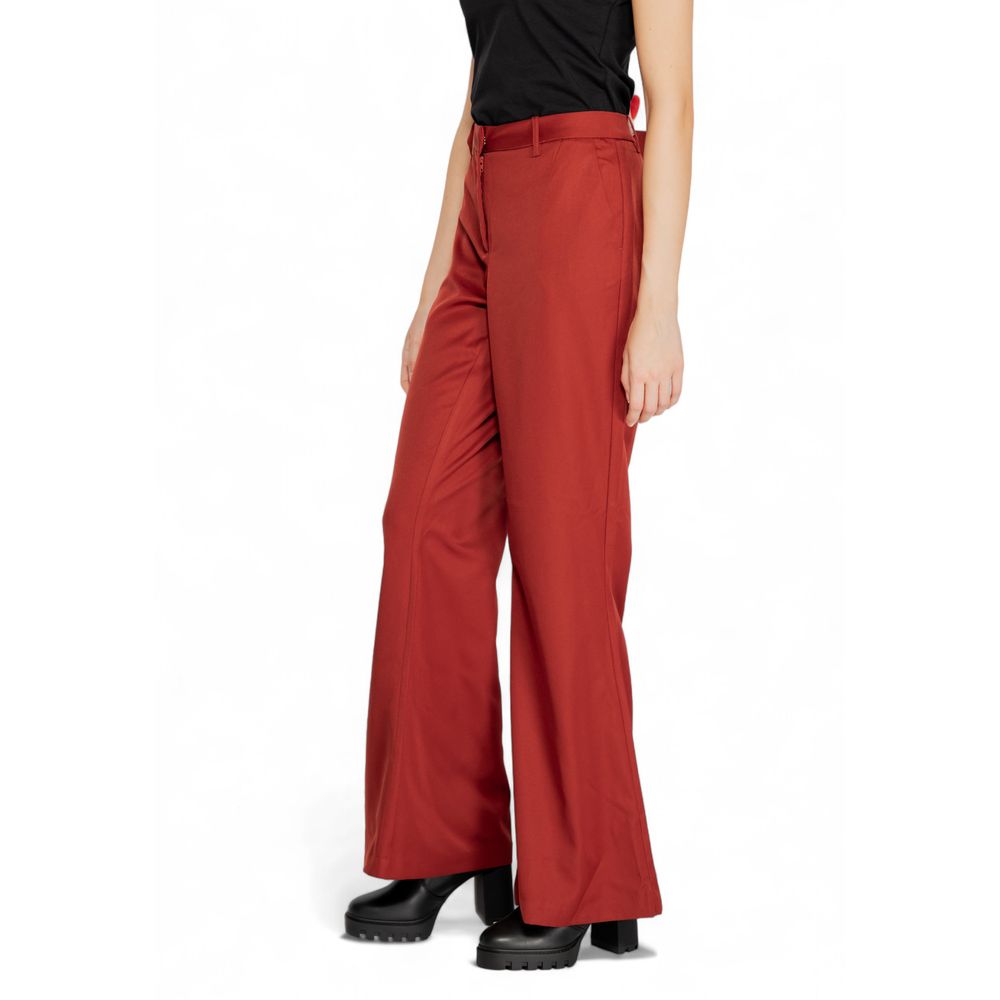 Vero Moda – Rote Jeans und Hose aus Polyester