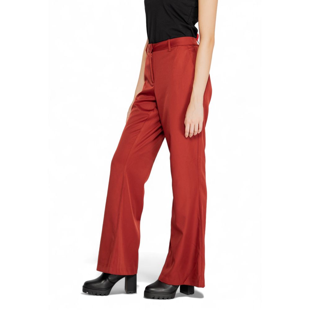 Vero Moda – Rote Jeans und Hose aus Polyester
