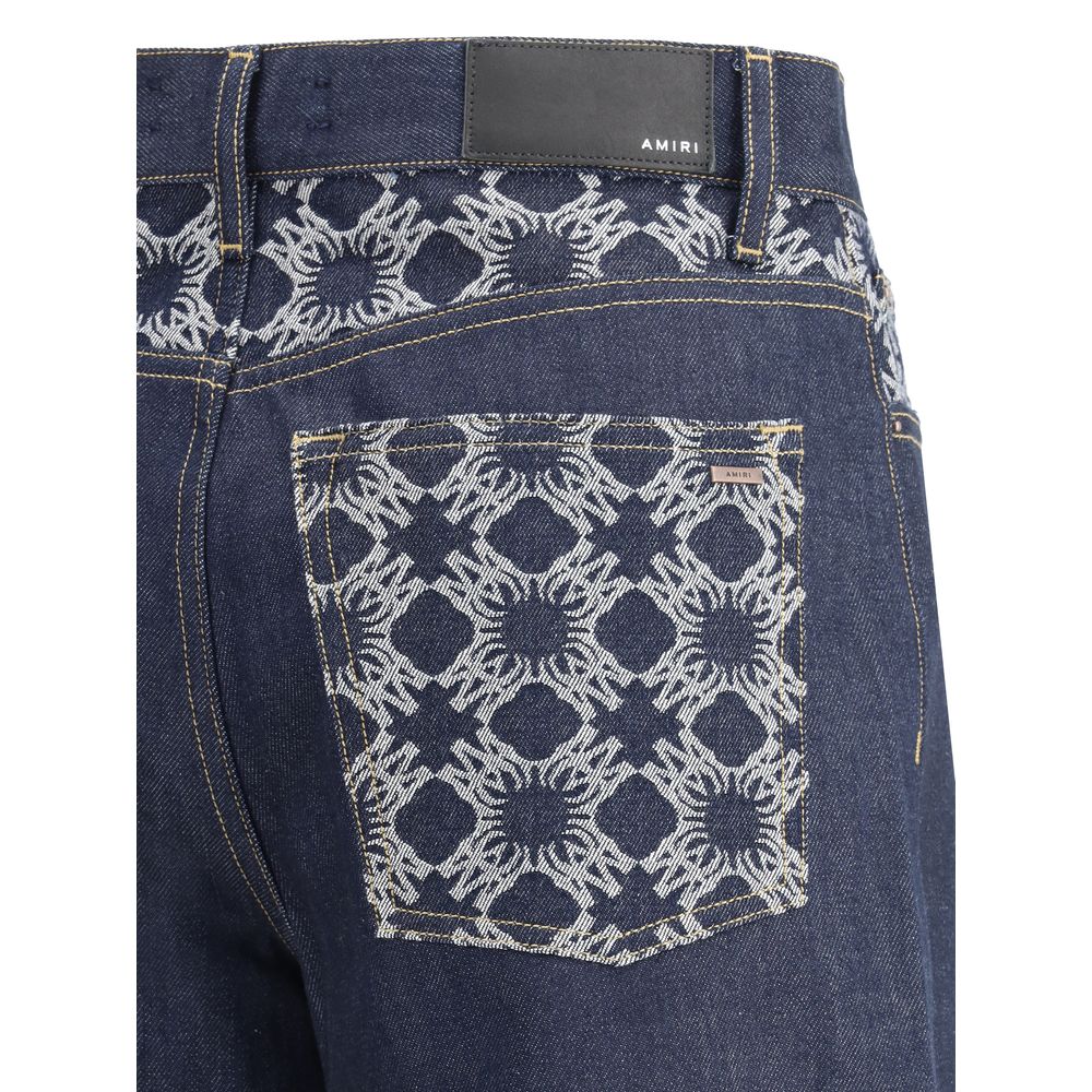 Amiri Wide Leg Jeans