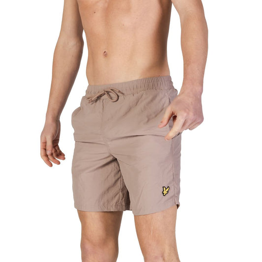 Costume da bagno in nylon grigio Lyle & Scott