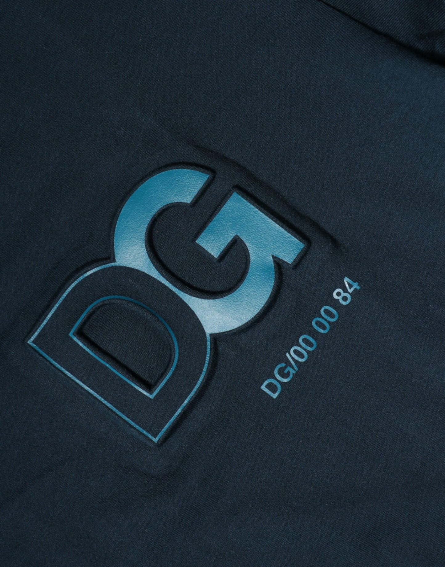 Dolce & Gabbana – Blaues T-Shirt mit Rundhalsausschnitt und kurzen Ärmeln