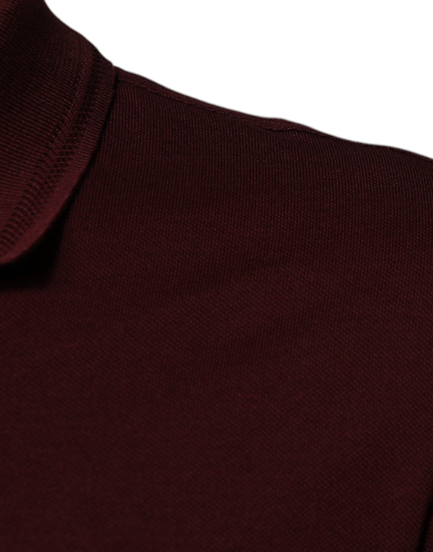 Dolce & Gabbana – Kastanienbraunes Poloshirt mit Kragen und kurzen Ärmeln