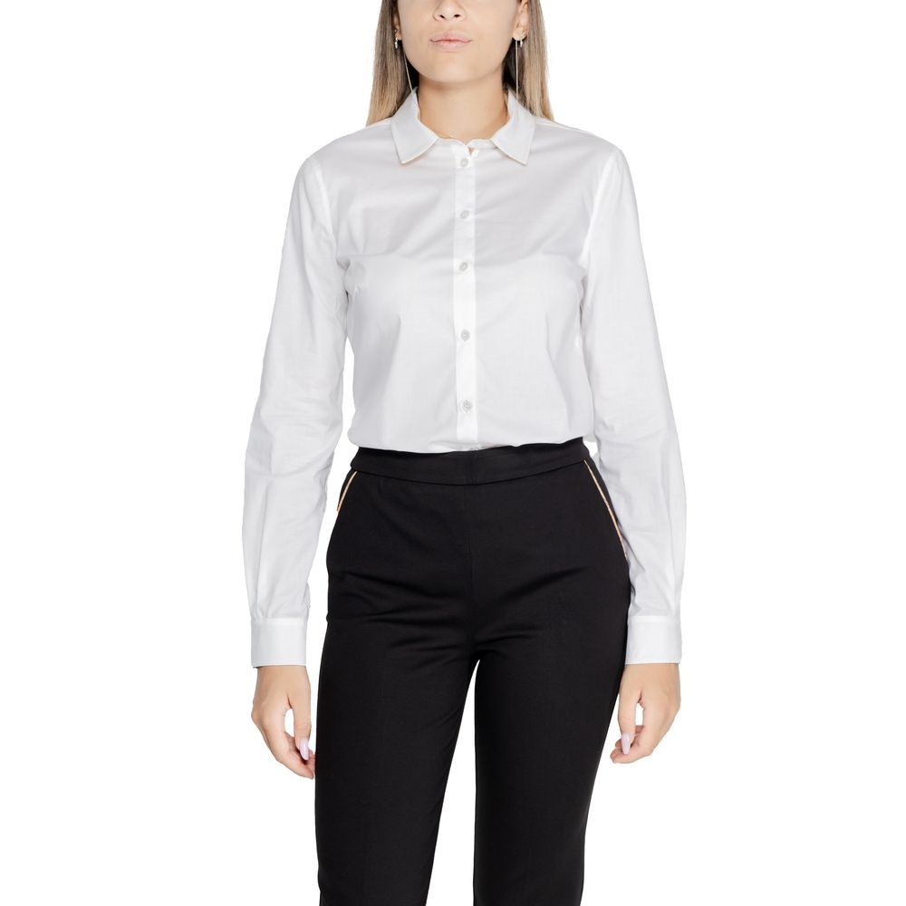 Alviero Martini First Class White Cotton Shirt