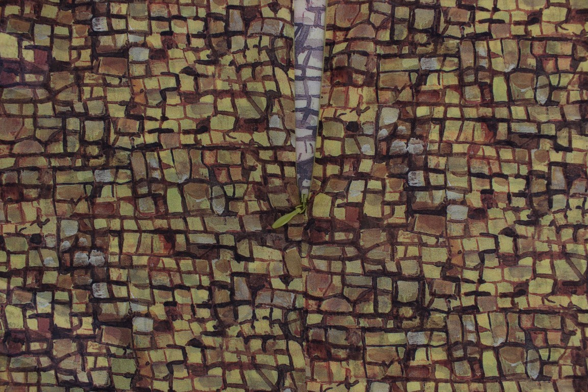 Dolce & Gabbana Seidenbluse mit sizilianischem Mosaikmuster