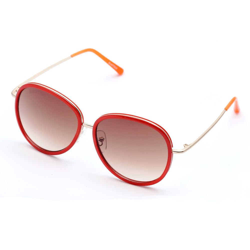 Lancaster Sonnenbrille aus rotem Metall