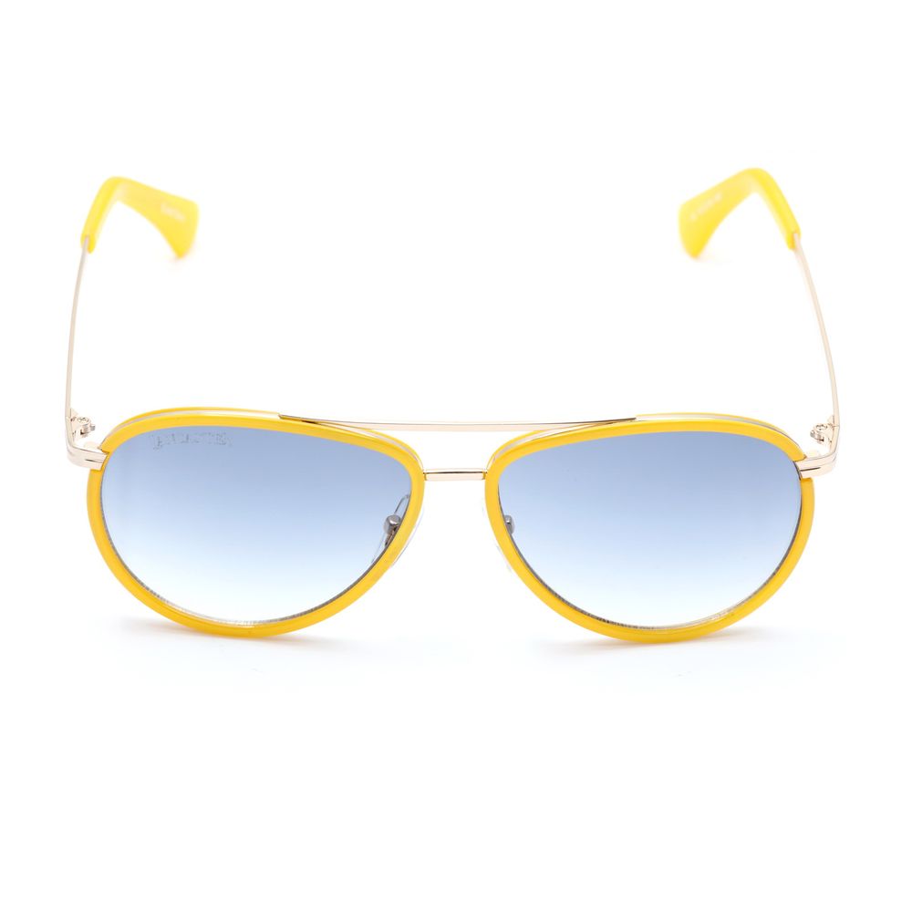 Gelbe Metallsonnenbrille von Lancaster