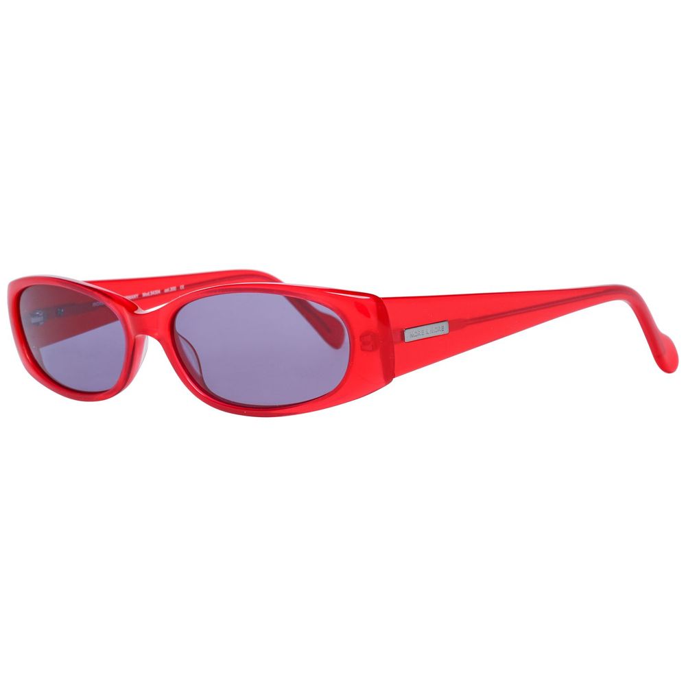 More & More Sonnenbrille aus rotem Kunststoff