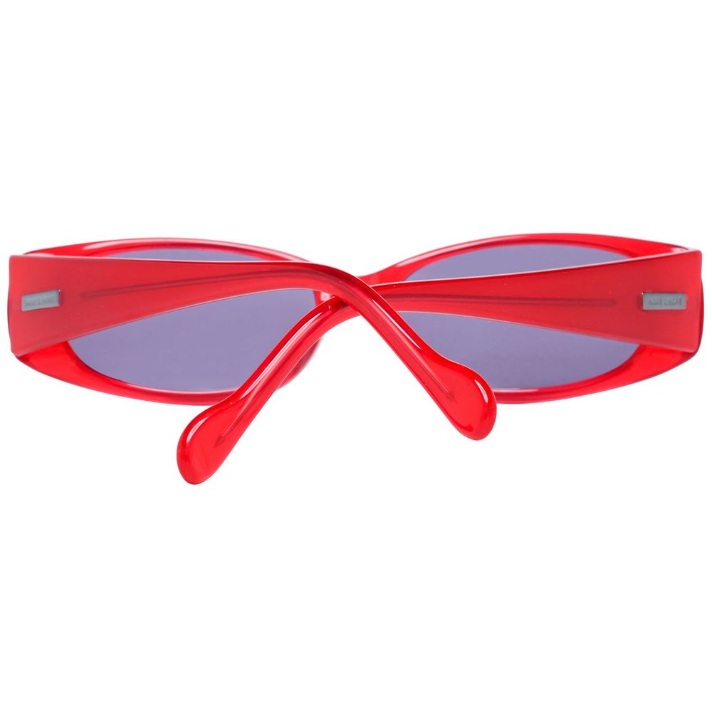 More & More Sonnenbrille aus rotem Kunststoff