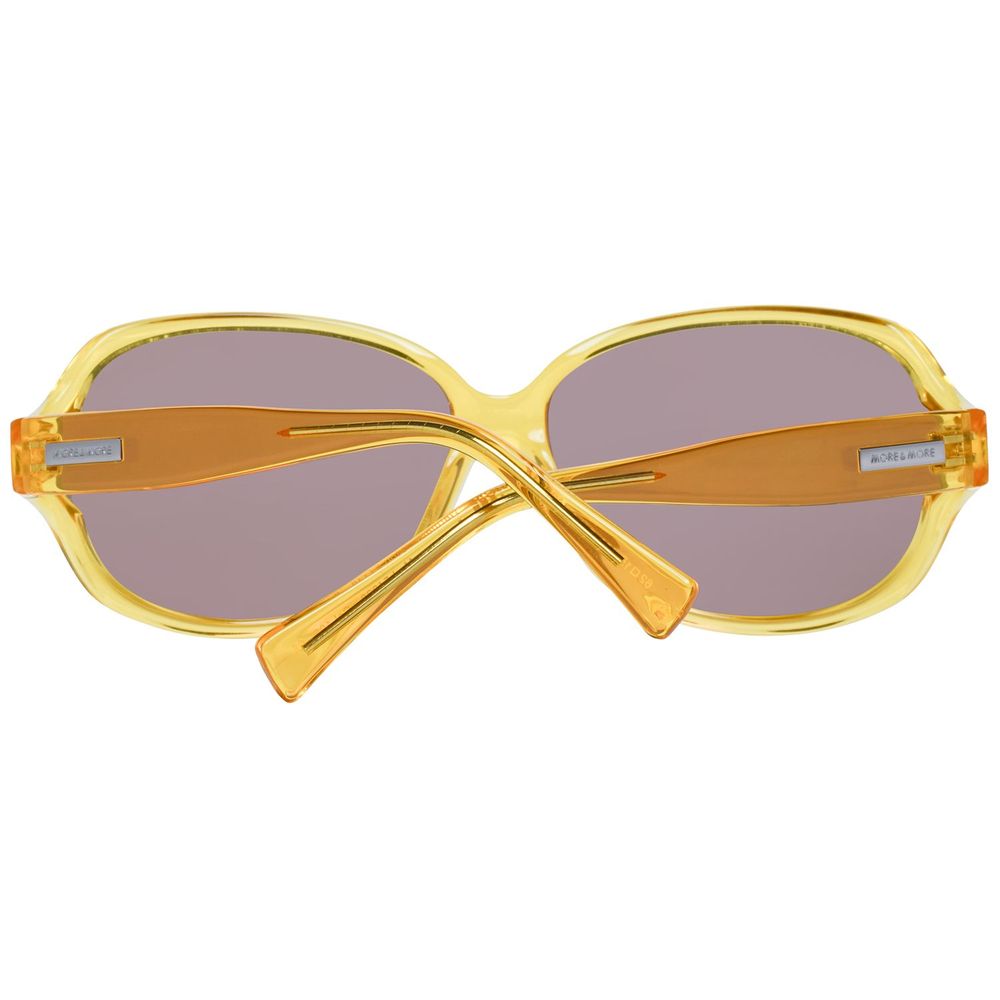 More & More Sonnenbrille aus gelbem Kunststoff