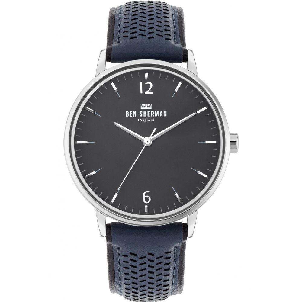 Ben Sherman – Blaue Lederuhr
