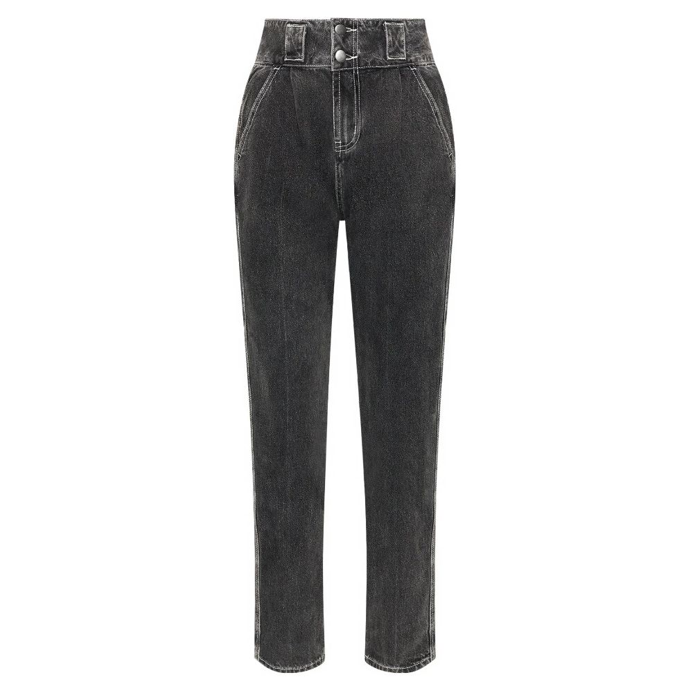 One Teaspoon – Schwarze Jeans und Hose aus Baumwolle