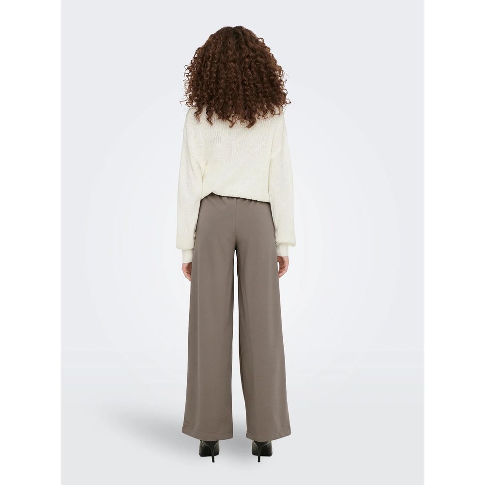 Jacqueline De Yong Graue Polyesterjeans und -hose