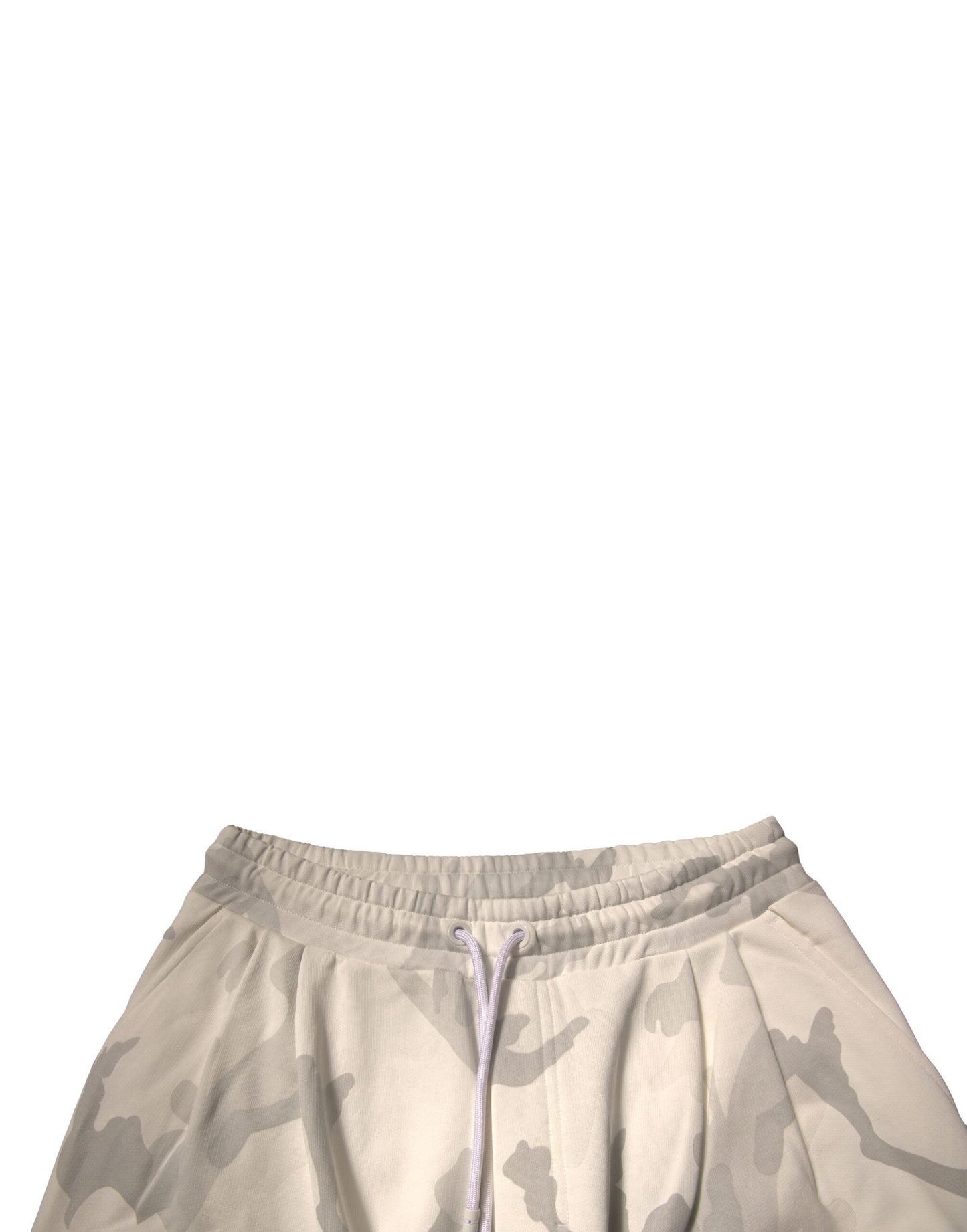 Dolce & Gabbana – Weiße Cargo-Jogginghose mit Camouflage-Muster