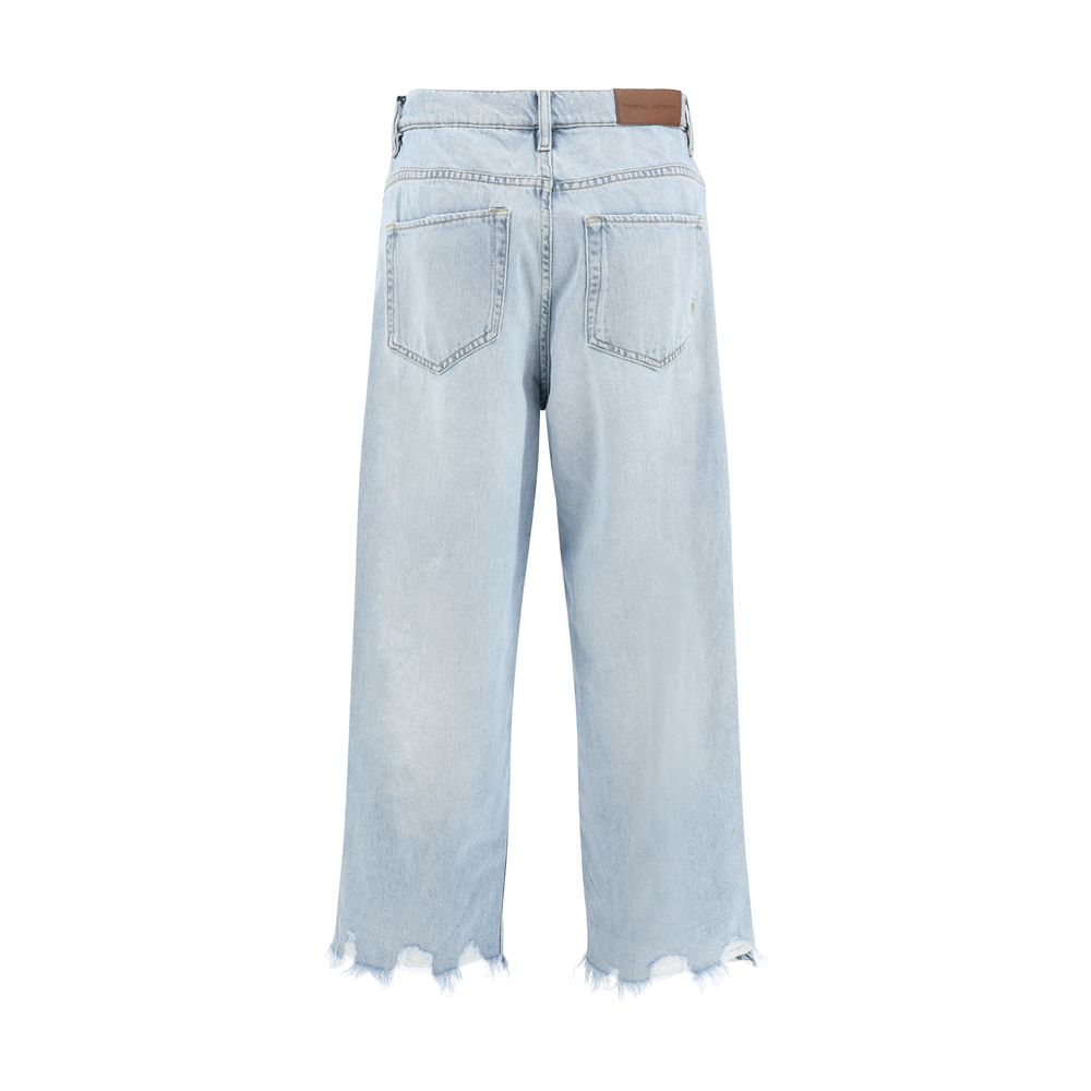 PINKO Jeans mit zerrissenem Saum