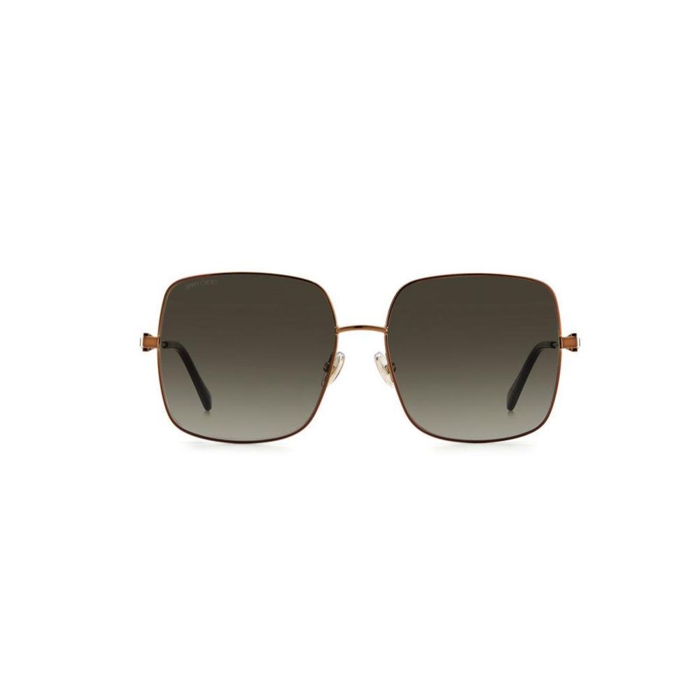 Occhiali da sole Jimmy Choo in metallo marrone
