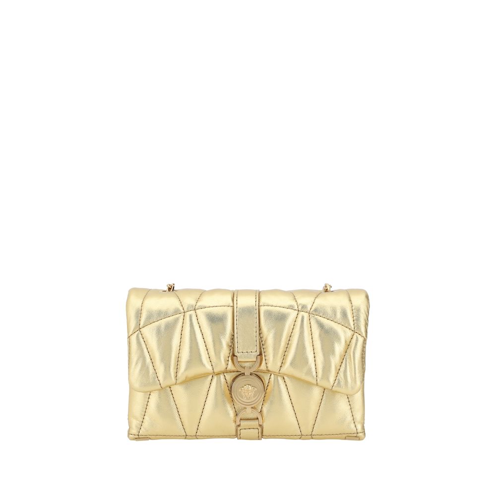 Borsa a tracolla Versace Kleio Mini in pelle di agnello