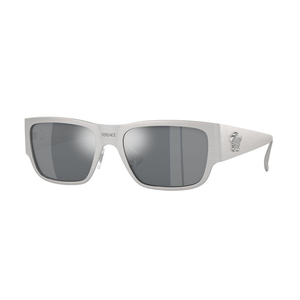 Versace – Graue Acetat-Sonnenbrille