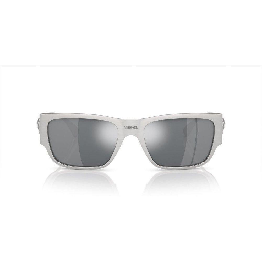 Versace – Graue Acetat-Sonnenbrille