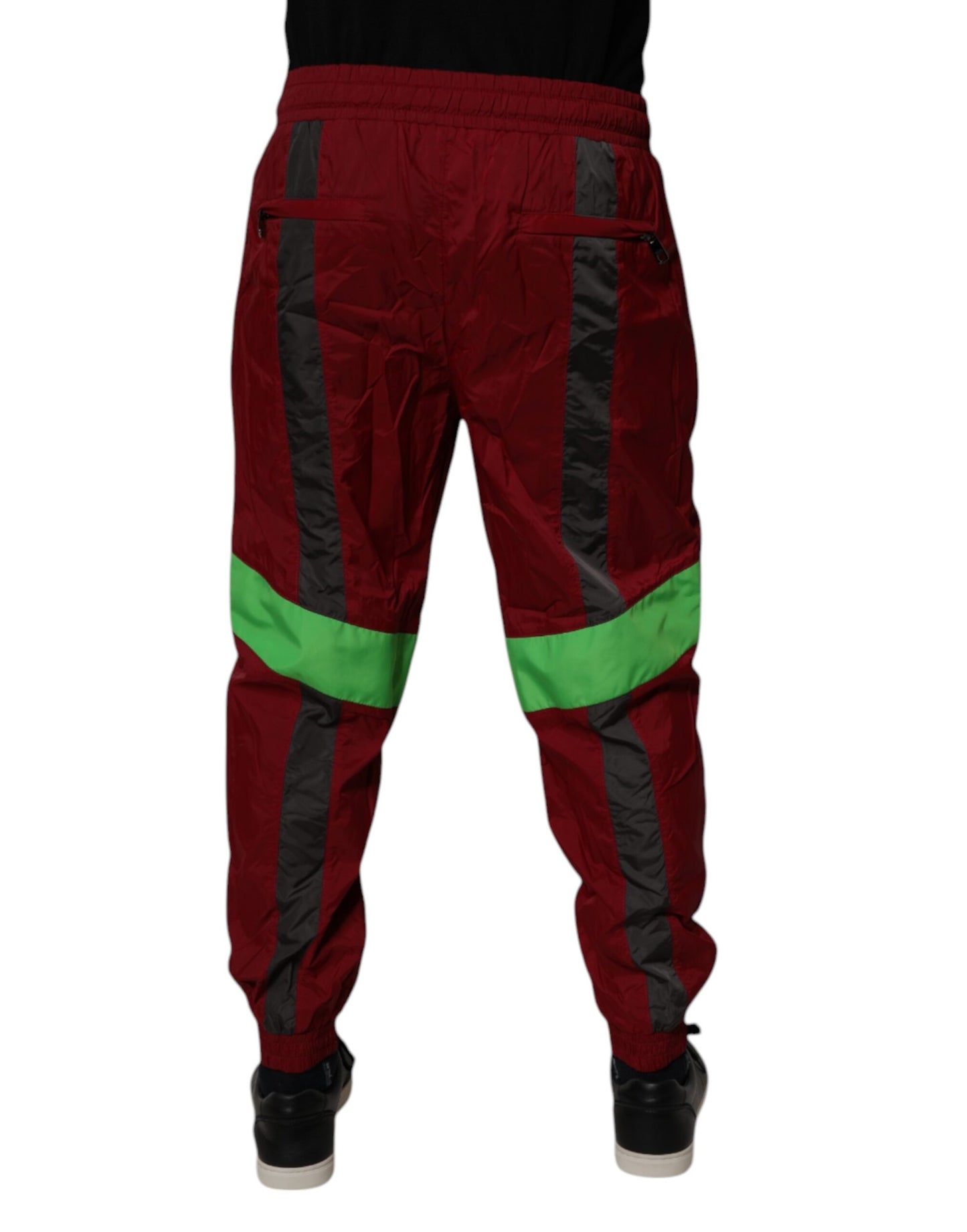 Dolce & Gabbana Kastanienbraune Jogginghose aus Nylon für Herren