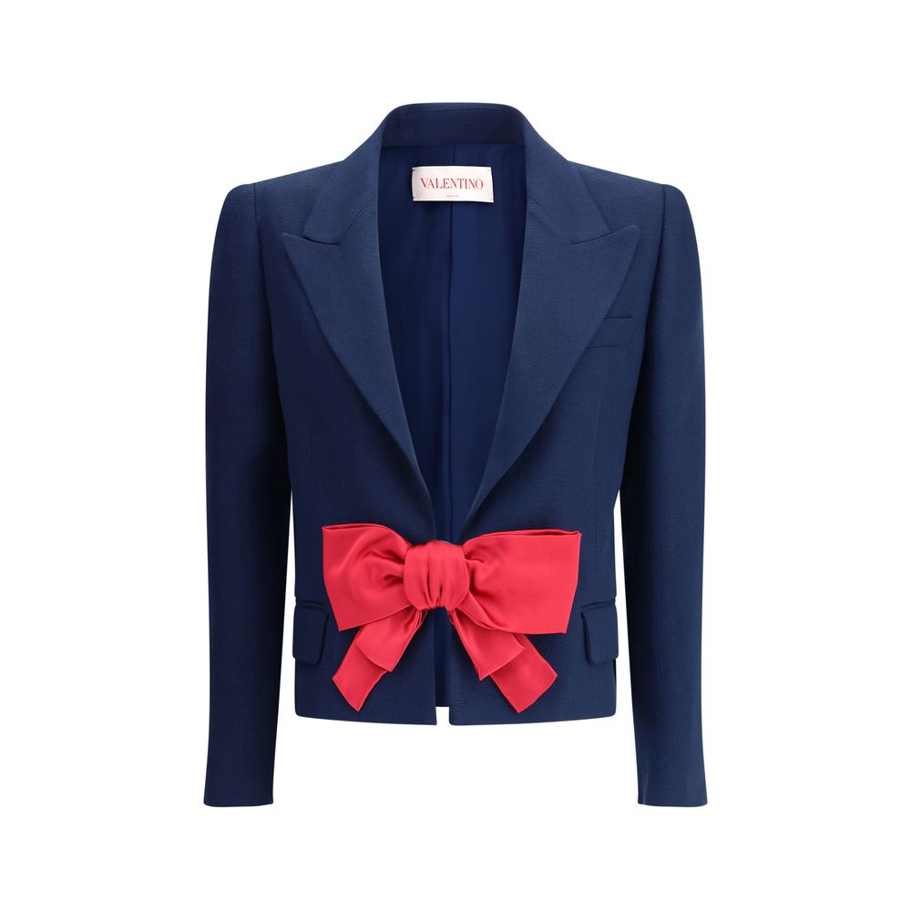 Valentino Einreihiger Blazer mit Schleife