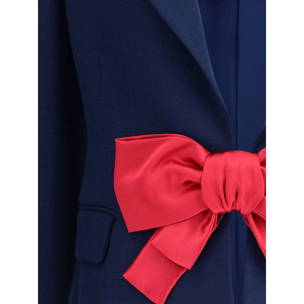 Valentino Einreihiger Blazer mit Schleife