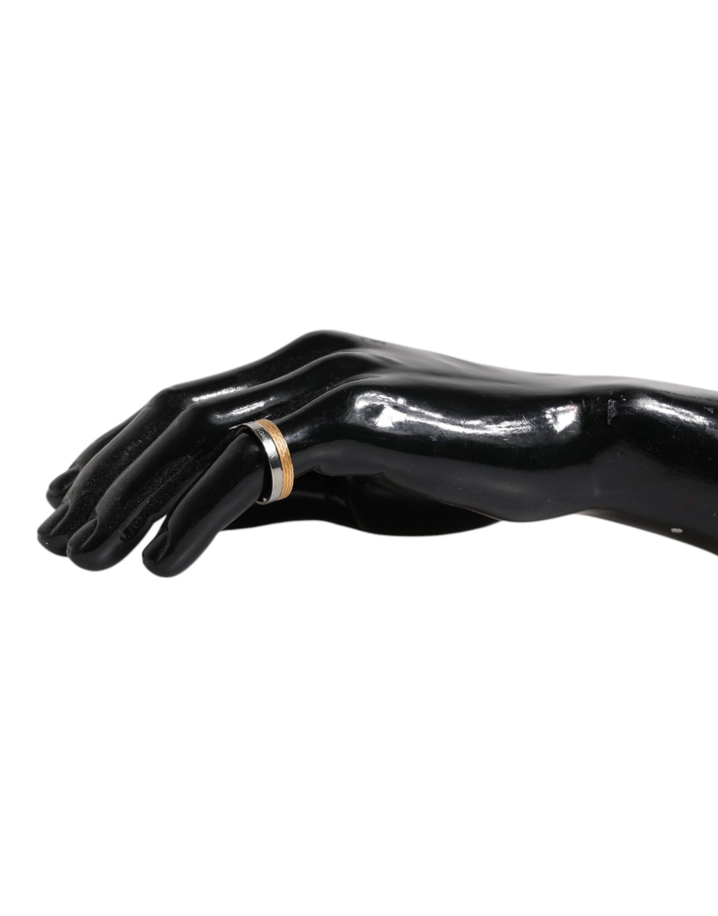 Dolce & Gabbana – Goldfarbener Ring aus echtem Messing mit DG-Logo