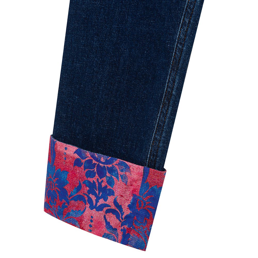 Versace Jeans – Blaue Jeans und Hose aus Baumwolle