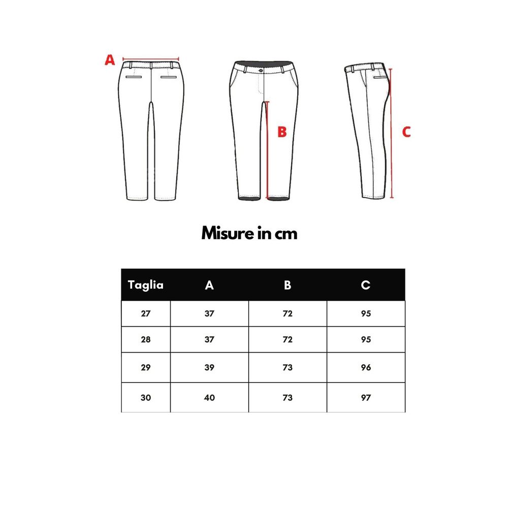 Versace Jeans – Blaue Jeans und Hose aus Baumwolle
