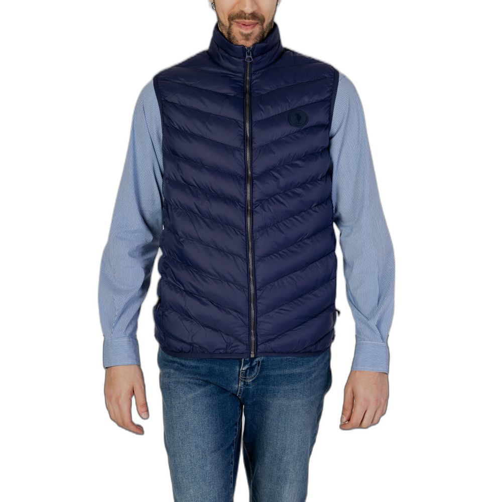 US POLO ASSN. Blaue Polyamidjacke