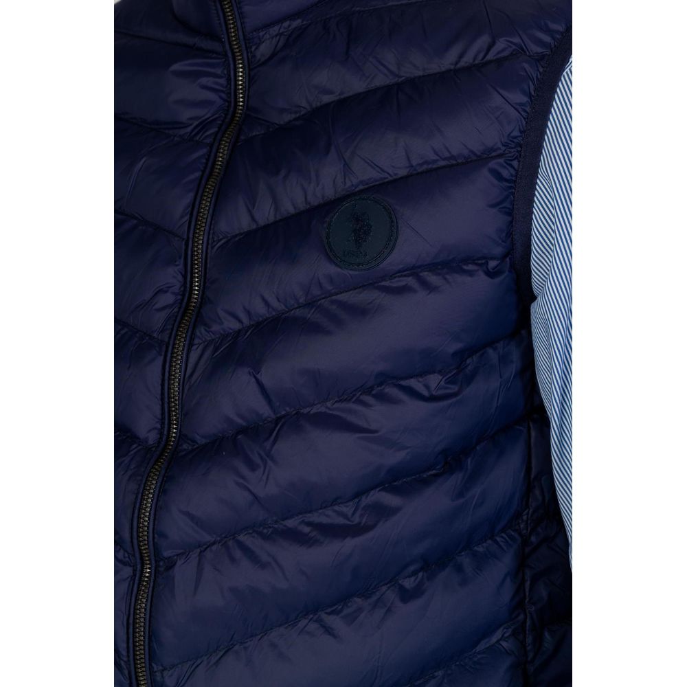 US POLO ASSN. Blaue Polyamidjacke