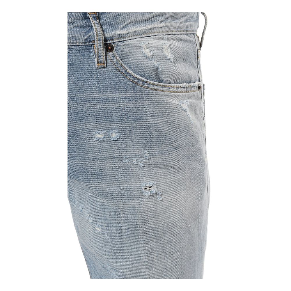 Dsquared² Hellblaue Baumwolljeans für Herren