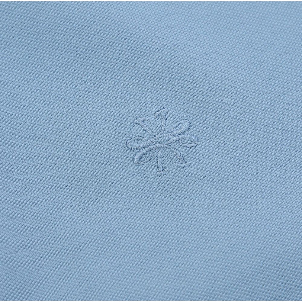 Jacob Cohen Light Blue Cotton Polo Shirt